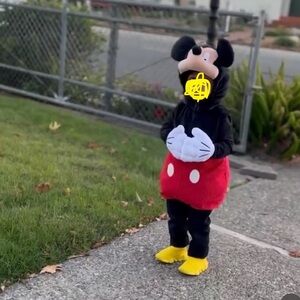 Disney Mickey Mouse Kids Costume - Black, Red, Yellow